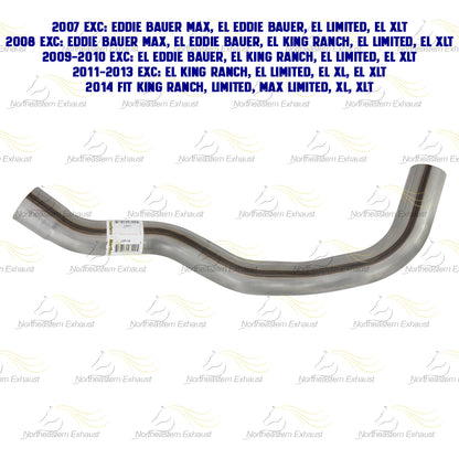 2007-2014 Ford Expedition 5.4L Stainless Steel Exhaust Intermediate Pipe