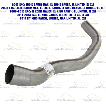 2007-2014 Ford Expedition 5.4L Stainless Steel Exhaust Intermediate Pipe