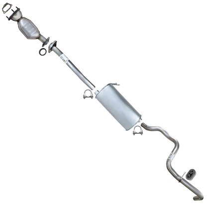 2004-2006 Ford Ranger 3.0L 4.0L Exhaust Catalytic Converter, Intermediate Pipe, Muffler and Tail Pipe | EPA Approved | 111.6in WB