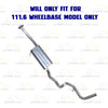 2004-2006 Mazda B3000 3.0L Exhaust Catalytic Converter Pipes and Muffler Kit | EPA Approved