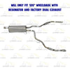 2011-2018 RAM 1500 5.7L Complete Exhaust System Kit with Tips | EPA Approved