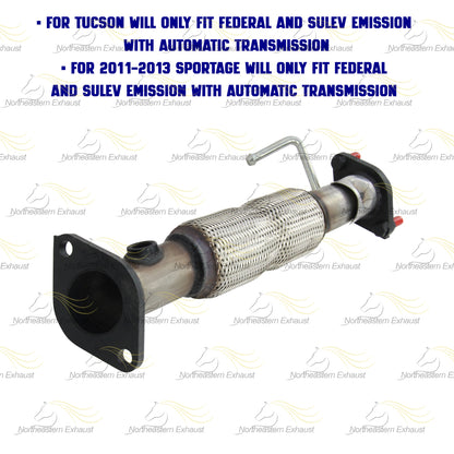 Exhaust Manifold Front Pipe Kit for 2010-2015 Hyundai Tucson 2.4L | 2011-2016 Kia Sportage 2.4L | EPA Approved