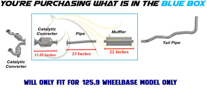 2004-2006 Ford Ranger Exhaust Rear Catalytic Intermediate Pipe with Muffler Kit | EPA Approved