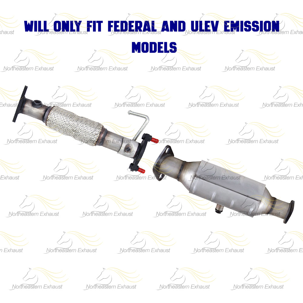Exhaust Flex Pipe Catalytic Resonator Kit for 2010-2013 Hyundai Tucson 2.4L | 2010-2013 Kia Sportage 2.4L | EPA Approved