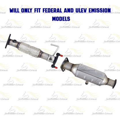 Exhaust Flex Pipe Catalytic Resonator Kit for 2010-2013 Hyundai Tucson 2.4L | 2010-2013 Kia Sportage 2.4L | EPA Approved