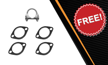 Exhaust Flex Pipe Catalytic Resonator Kit for 2010-2013 Hyundai Tucson 2.4L | 2010-2013 Kia Sportage 2.4L | EPA Approved