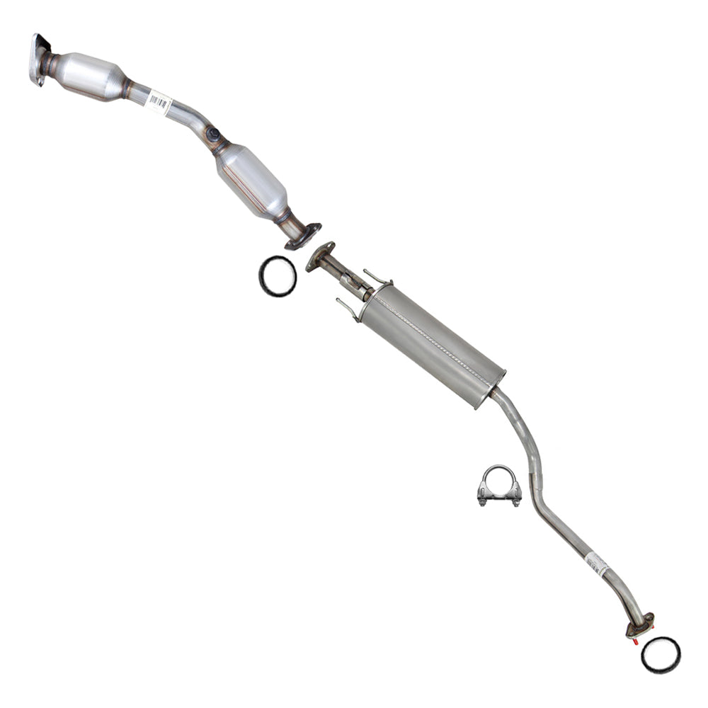 2009-2014 Nissan Cube 1.8L Catalytic Converter Resonator Exhaust Kit | EPA Approved