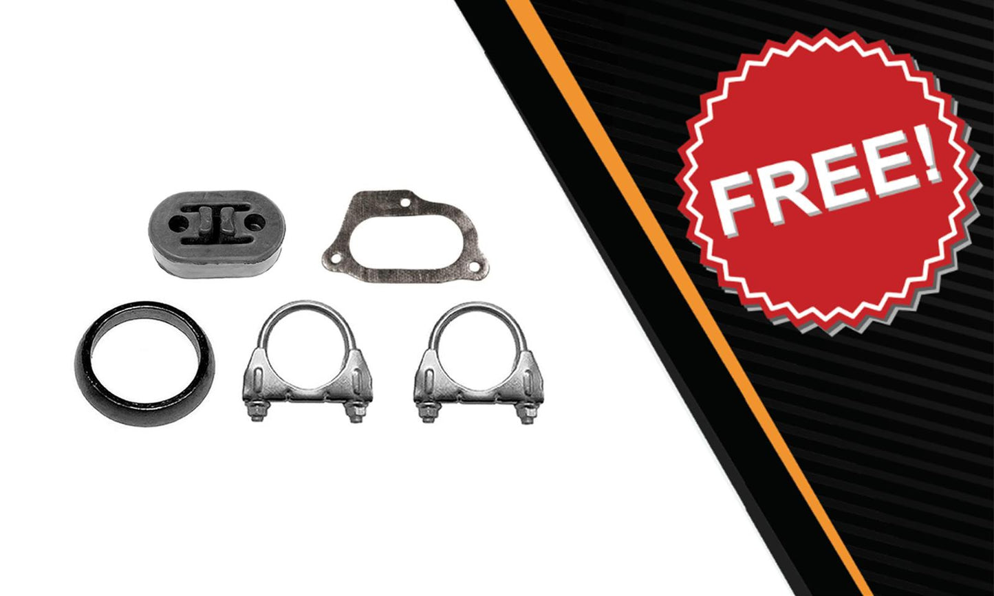 2004-2006 Ford Ranger Exhaust Rear Catalytic Converter Muffler and Pipes Kit | 125.9in WB Only