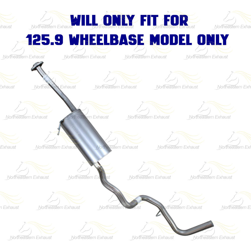 2004-2006 Mazda B3000 3.0L Exhaust Catalytic Converter Muffler and Pipes Kit | 125.9in WB Only