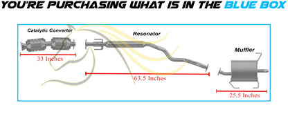 2009-2014 Nissan Cube 1.8L Complete Exhaust System Kit | EPA Approved