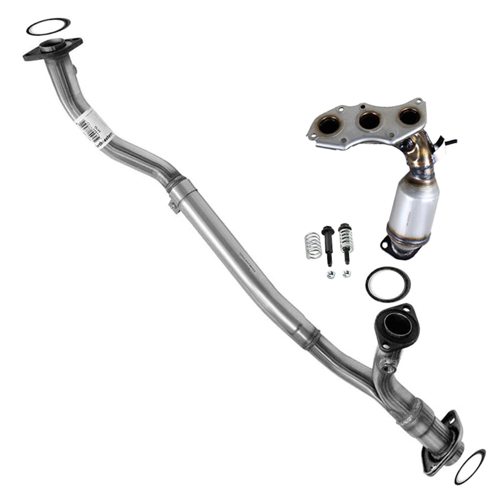 2007-2010 Toyota Sienna 3.5L Exhaust Passenger Side Manifold Catalytic Converter and Y Pipe Kit | FWD