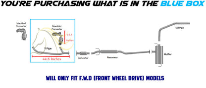 2007-2010 Toyota Sienna 3.5L Exhaust Passenger Side Manifold Catalytic Converter and Y Pipe Kit | FWD