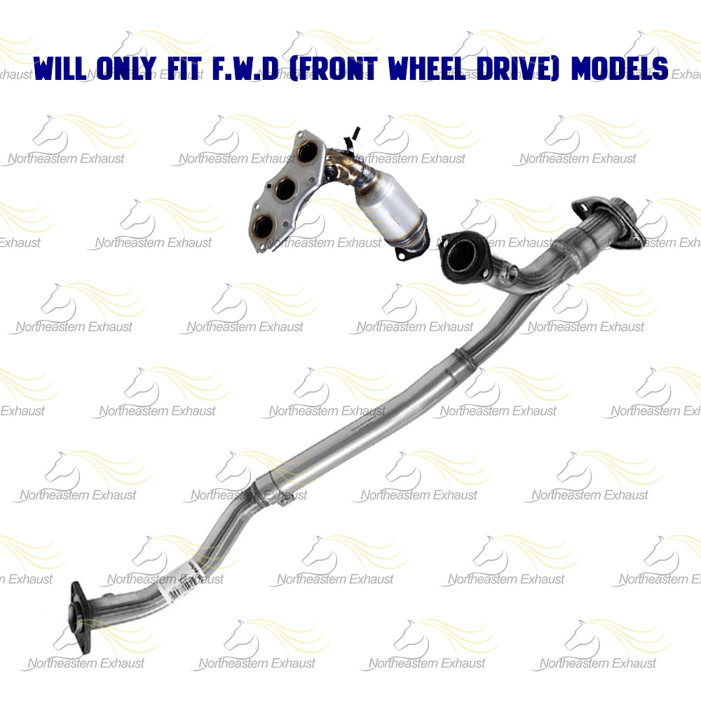 2007-2010 Toyota Sienna 3.5L Exhaust Passenger Side Manifold Catalytic Converter and Y Pipe Kit | FWD