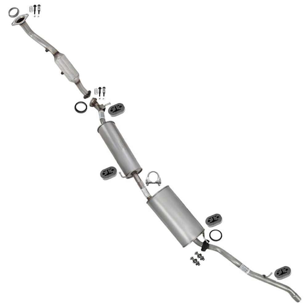 2003-2011 Honda Element 2.4L Complete Exhaust System Kit | EPA Approved