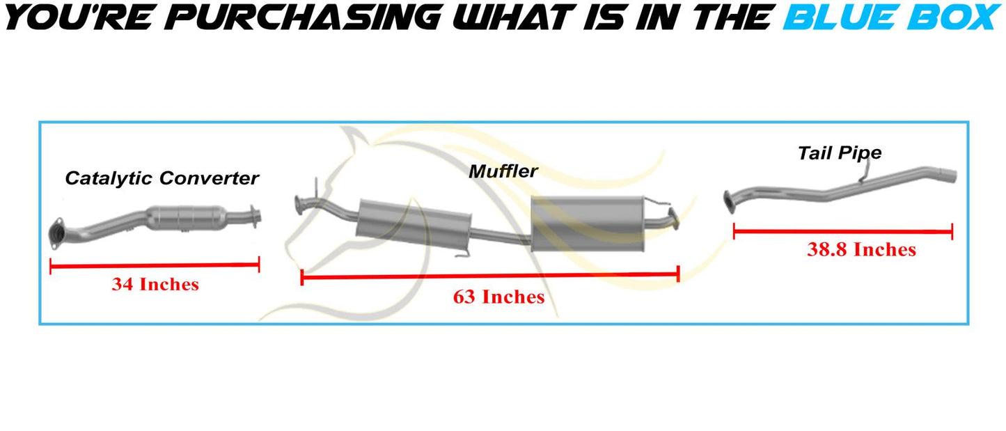 2003-2011 Honda Element 2.4L Complete Exhaust System Kit | EPA Approved