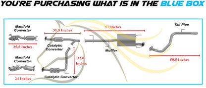 2013-2023 Toyota 4Runner 4.0L Complete Exhaust System Kit | EPA Approved