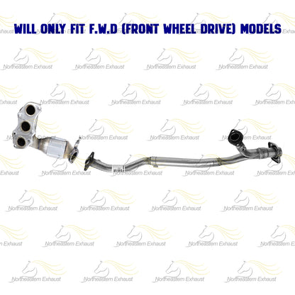 2007-2010 Toyota Sienna 3.5L Exhaust EPA Approved Driver Side Manifold and Y Pipe Kit | FWD