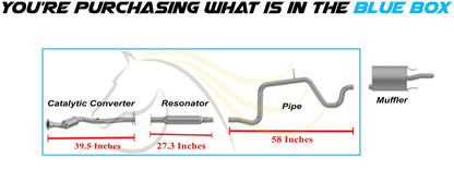 2006-2007 Chevrolet Monte Carlo 3.5L Exhaust Catalytic Resonator and Intermediate Pipe | EPA Approved