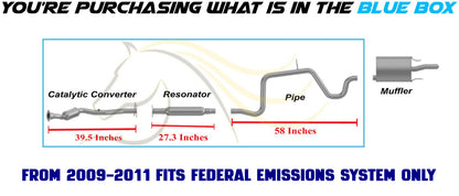 2006-2011 Chevrolet Impala 3.5L Exhaust Catalytic Resonator and Intermediate Pipe | EPA Approved