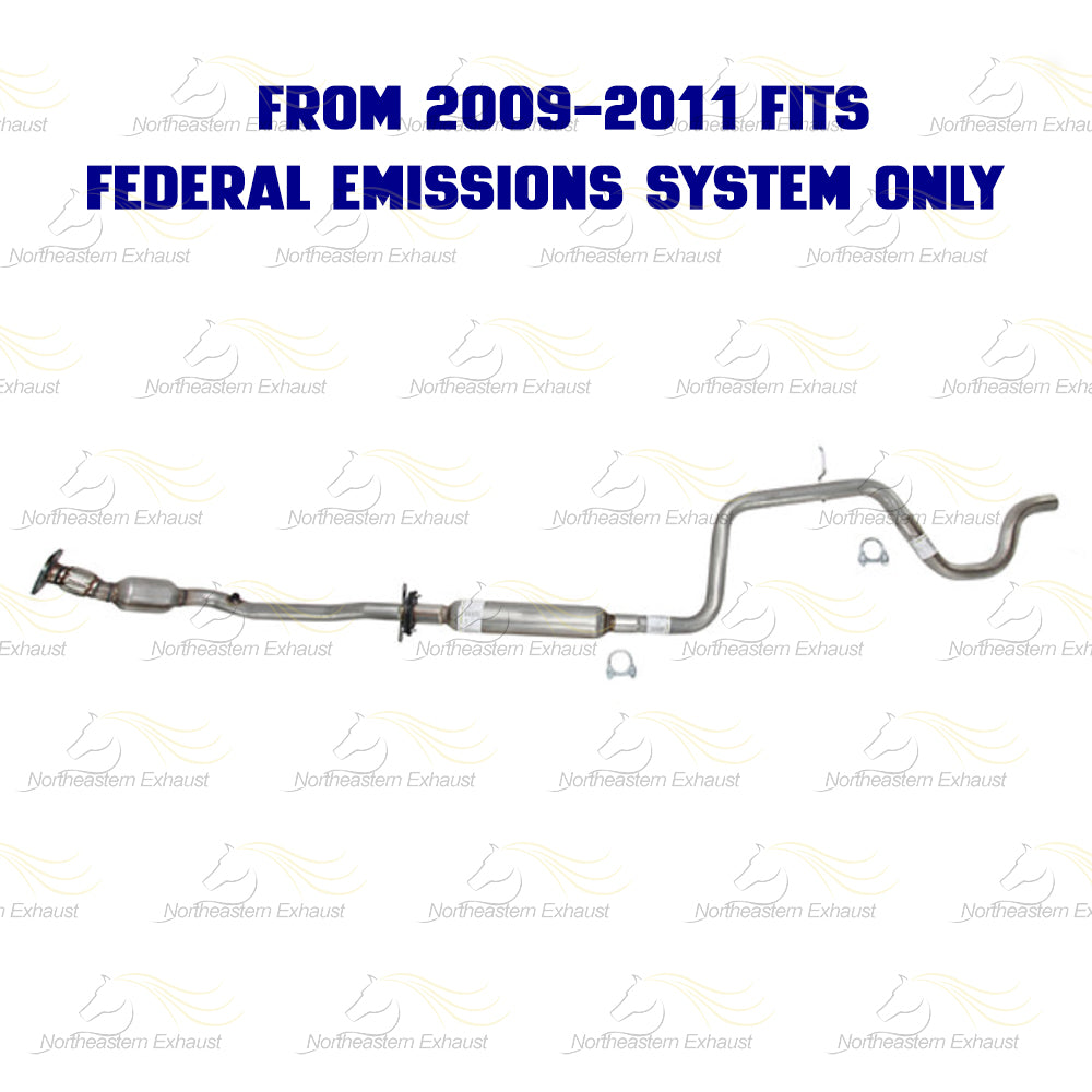 2006-2011 Chevrolet Impala 3.5L Exhaust Catalytic Resonator and Intermediate Pipe | EPA Approved