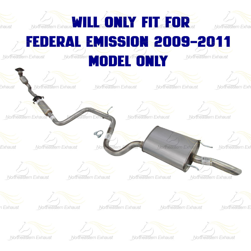 2006-2011 Impala 3.5L Catalytic Resonator Int. Pipe & Muffler Kit  EPA