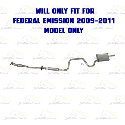 2006-2011 Impala 3.5L Catalytic Resonator Int. Pipe & Muffler Kit  EPA