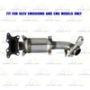 2014-2015 Honda Civic 1.8L EPA Approved Exhaust Manifold Catalytic with Front Pipe