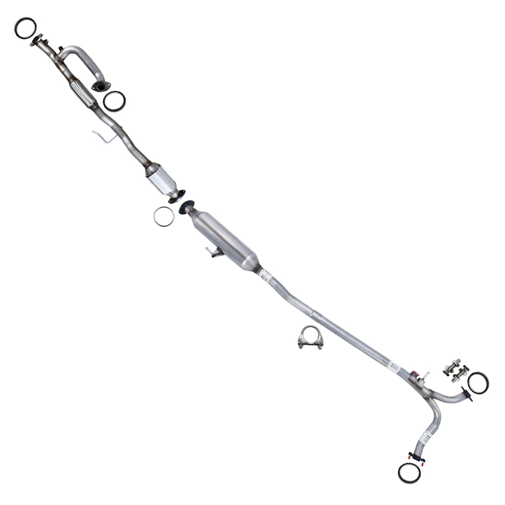 EPA Approved Exhaust Catalytic Converter and Resonator Pipe for 2007-2011 Toyota Camry and 2007-2012 Lexus ES350 3.5L