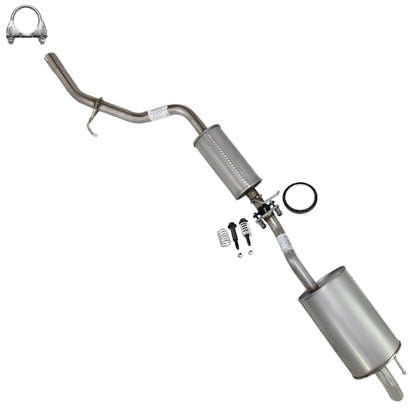 2012-2015 Honda Civic 1.8L SEDAN Stainless Steel Resonator and Muffler Exhaust Kit