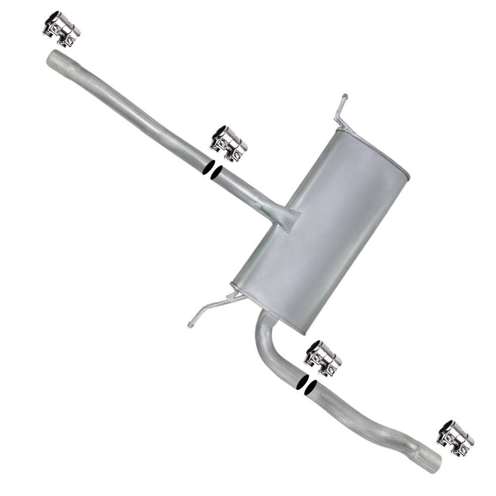 1998-2005 Volkswagen Passat 1.8L Direct-fit Exhaust Center Muffler | For Turbocharged Engine