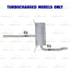 1998-2005 Volkswagen Passat 1.8L Direct-fit Exhaust Center Muffler | For Turbocharged Engine