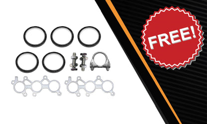 2007-2012 Toyota Camry and 2007-2011 Lexus ES350 3.5L Pair of Manifold Catalytic Resonator Kit | EPA Approved