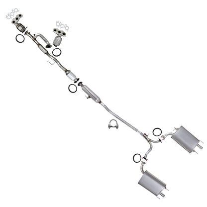 2007-2012 Toyota Camry & Lexus ES350 3.5L Complete Exhaust System Kit | EPA Approved