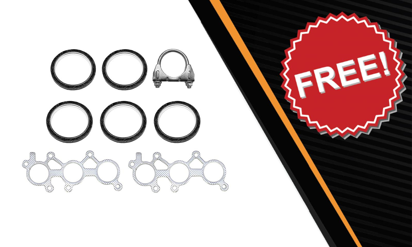 2007-2012 Toyota Camry & Lexus ES350 3.5L Complete Exhaust System Kit | EPA Approved