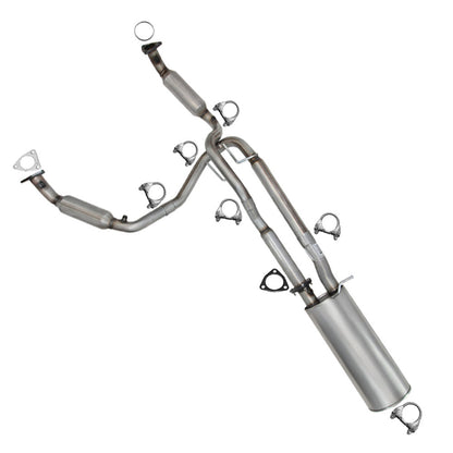 2006-2009 Savana and Express 2500 4.8L Pair of Exhaust Catalytic and Muffler Kit | EPA Approved