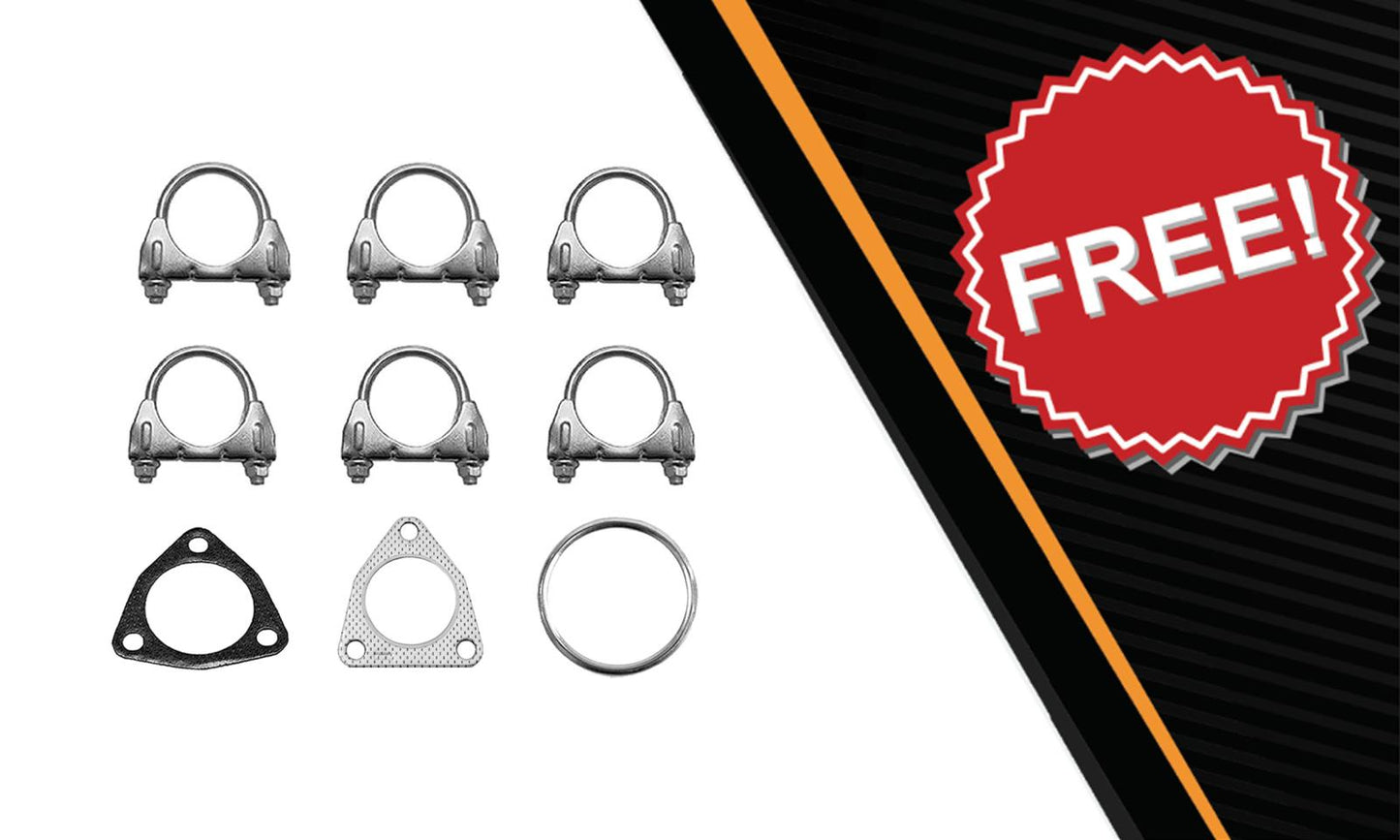 2006-2009 Savana and Express 2500 4.8L Pair of Exhaust Catalytic and Muffler Kit | EPA Approved