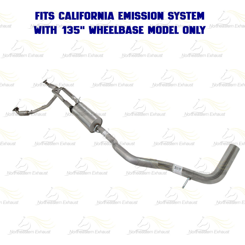 Exhaust Catalytic Muffler Tail Pipe Kit for 2006-2010 Savana and Express 3500 4.8L | EPA Approved