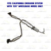 2006-2009 Savana and Express 3500 6.0L Exhaust Catalytic Muffler Tail Pipe Kit EPA Approved