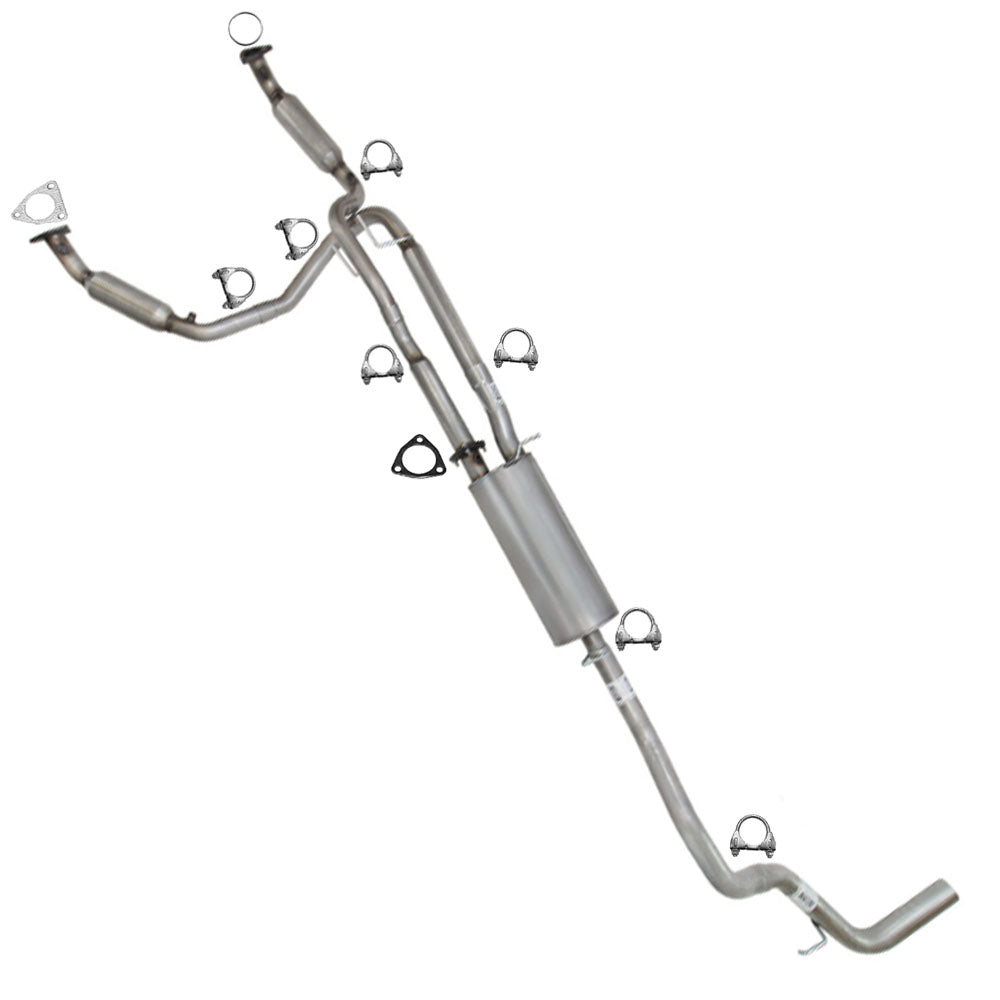 Exhaust EPA Catalytic Muffler Tail Pipe Kit for 2006-2009 Savana and Express 2500 6.0L