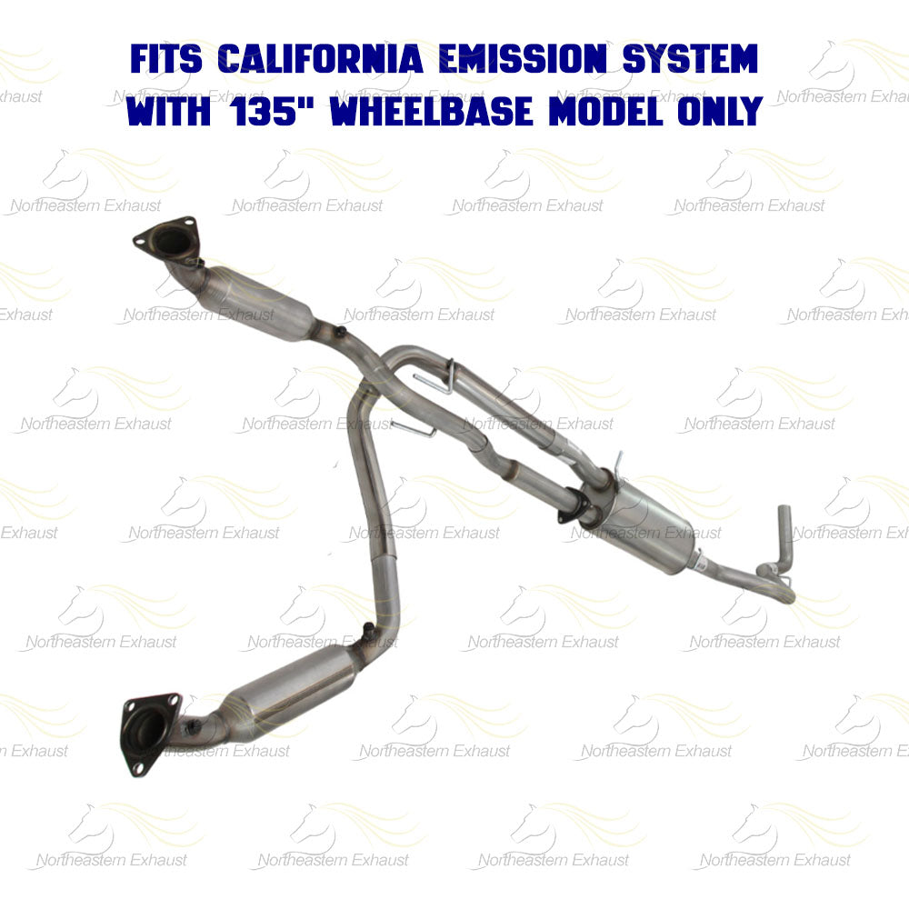 Exhaust EPA Catalytic Muffler Tail Pipe Kit for 2006-2009 Savana and Express 2500 6.0L