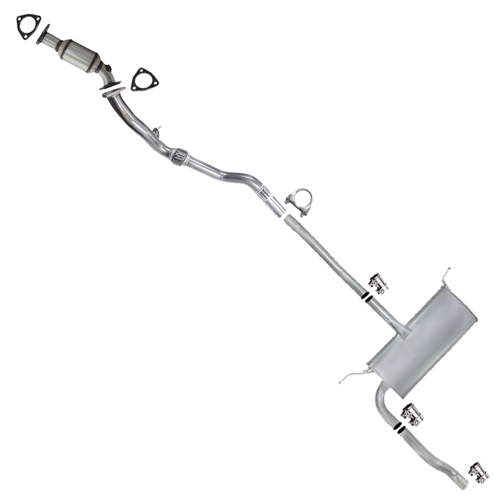 1998-2005 Volkswagen Passat 1.8L EPA Approved Exhaust Catalytic Flex Pipe Muffler Kit