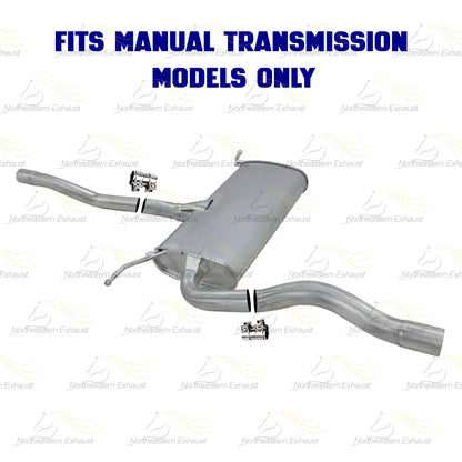1998-2005 Volkswagen Passat 1.8L EPA Approved Catalytic Converter Intermediate Pipe Muffler and Resonator Kit