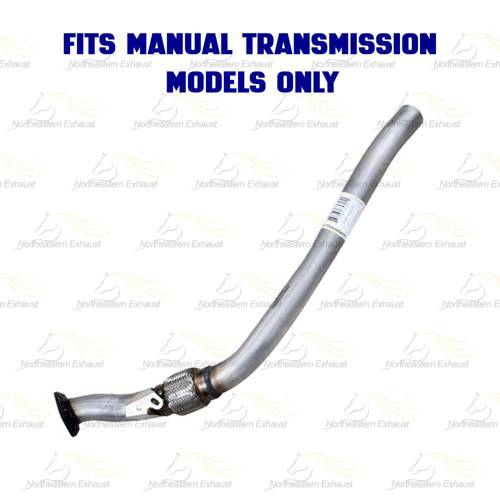 2005-2008 Audi A4 Quattro 2.0L Stainless Steel Front Pipe and Resonator Exhaust Kit