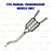 2005-2008 Audi A4 Quattro 2.0L Stainless Steel Front Pipe and Resonator Exhaust Kit