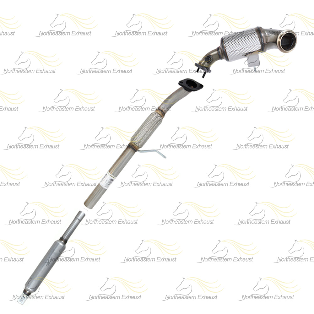 2012-2015 Ford Explorer 2.0L EPA Exhaust Manifold Catalytic Front Pipe Resonator Kit