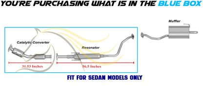 2012-2017 Nissan Versa 1.6L Exhaust Catalytic Converter with Resonator | EPA Approved | SEDAN