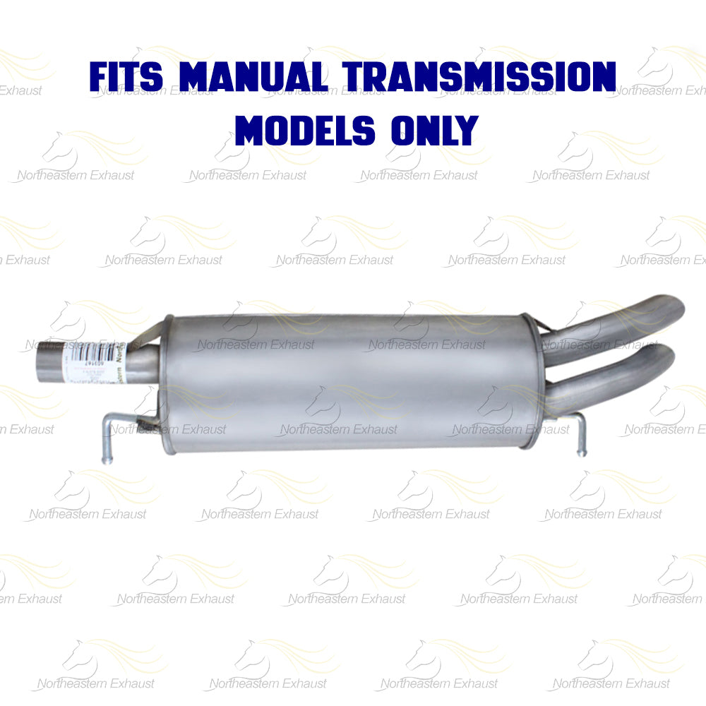 1998-2005 Volkswagen Passat 1.8L Exhaust Intermediate Flex Pipe Muffler and Resonator Kit