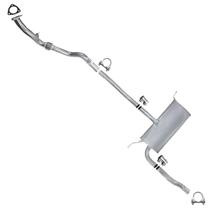 1998-2005 Volkswagen Passat 1.8L Exhaust Intermediate Flex Pipe and Muffler Kit