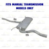 1998-2005 Volkswagen Passat 1.8L Exhaust Intermediate Flex Pipe and Muffler Kit