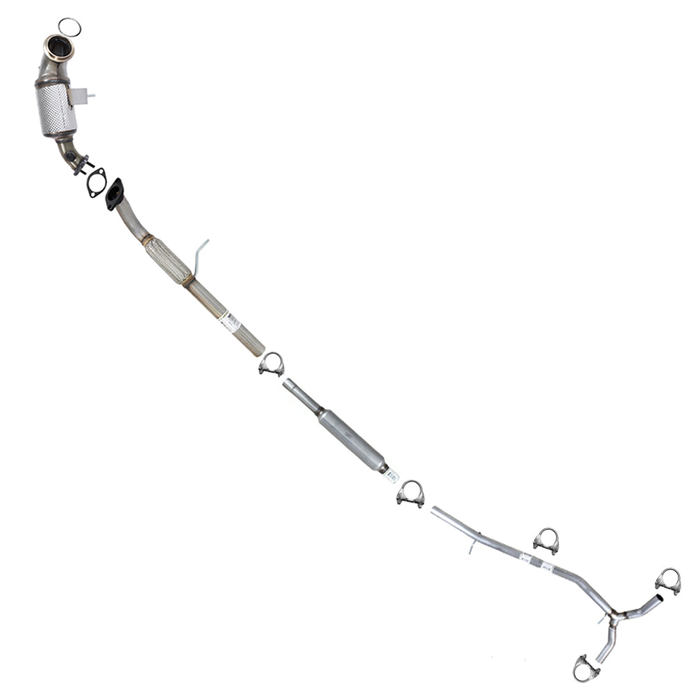 2012-2015 Ford Explorer 2.0L EPA Manifold Catalytic w/ Front Pipe Resonator Kit